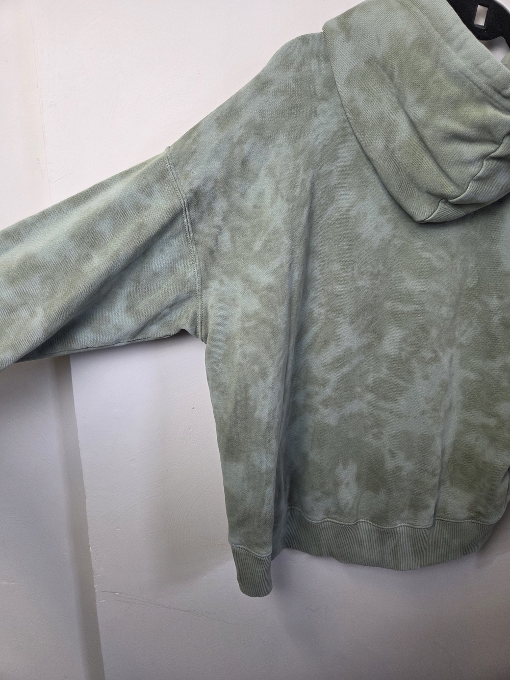 Aerie Women’s Sage Green Tie Dye Pullover Hoodie Sweatshirt Size XS - Picture 10 of 12